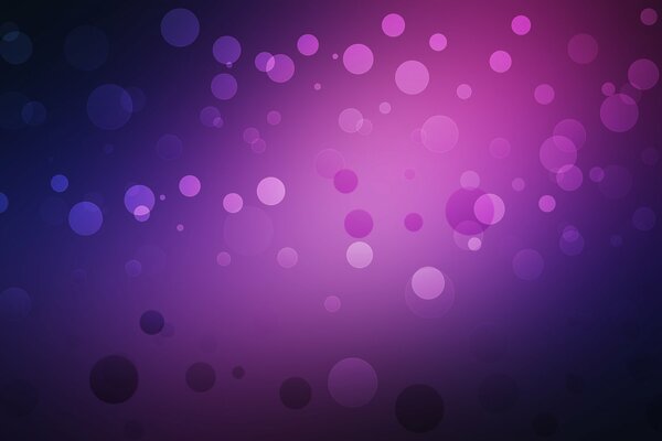 An abstraction of many purple circles