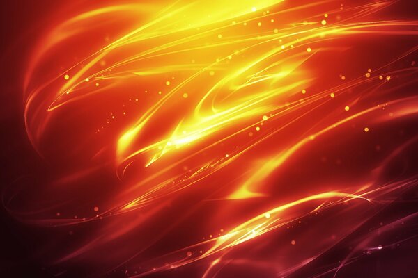 Abstraction in the style of flame. Heat