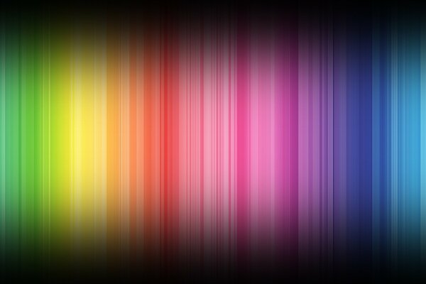 Espectro de colores por rayas verticales