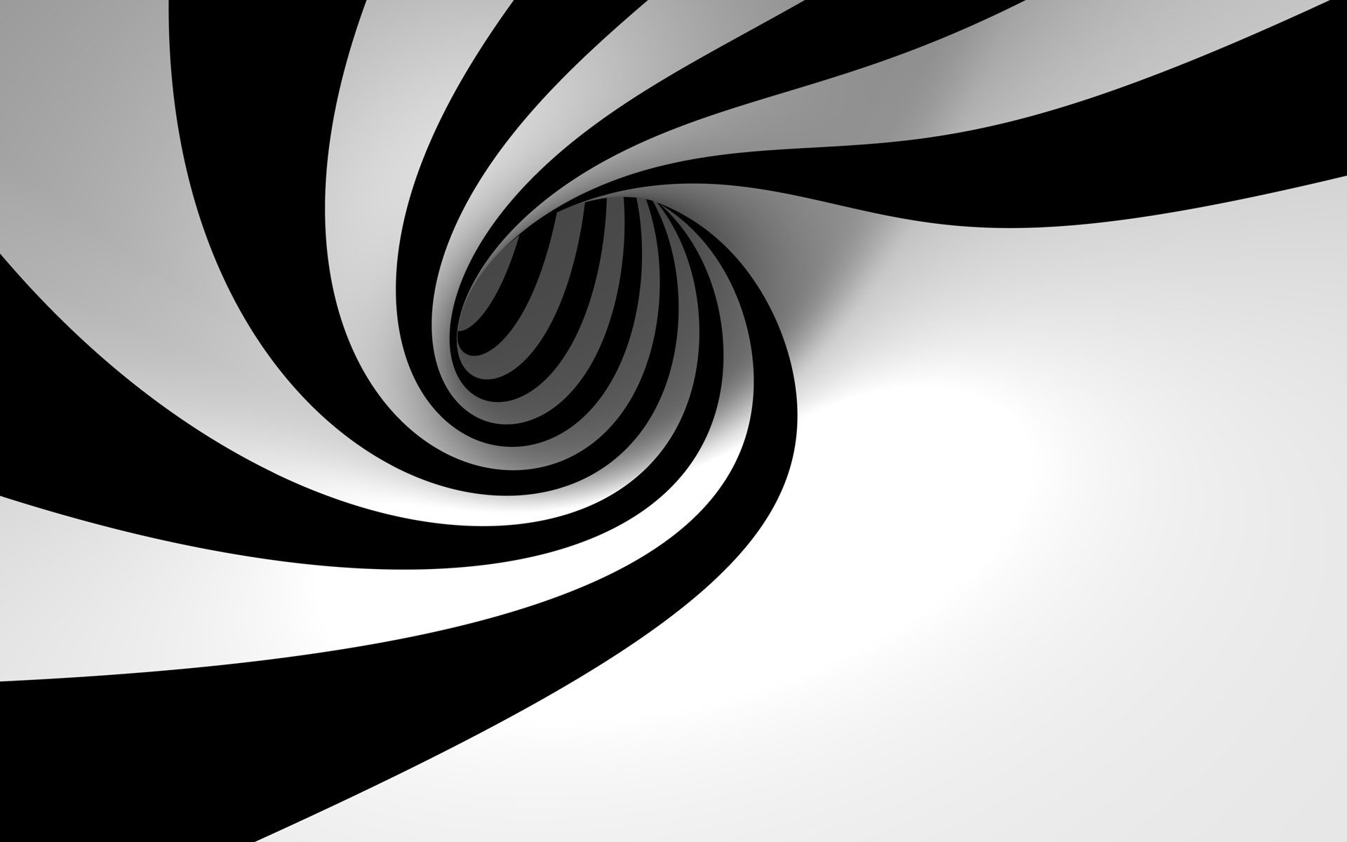 blanco y negro espiral