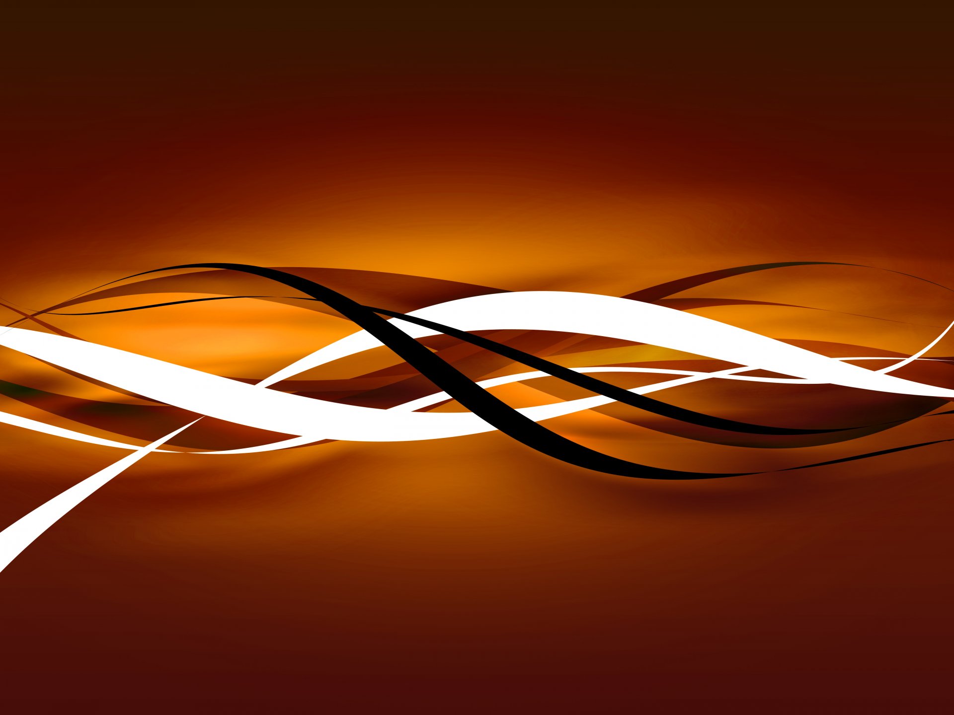 orange lignes abstraction