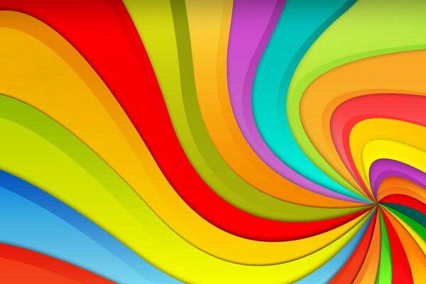 Colored spirals for desktop wallpaper