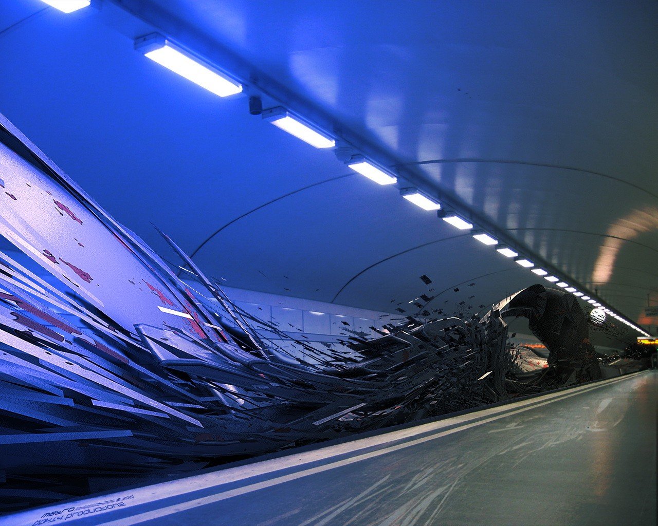 métro lampes