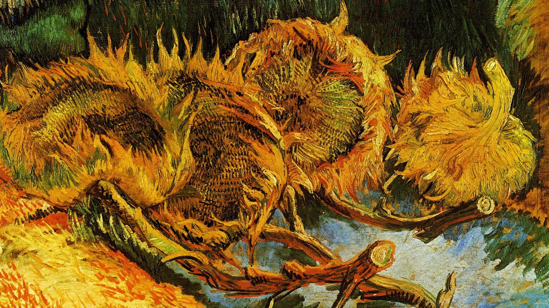 pittura vincent van gogh girasoli