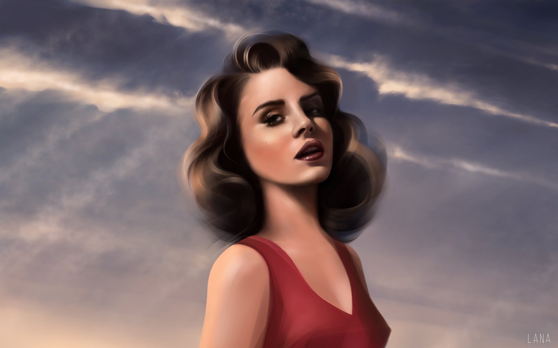 lana del rey chanteuse dessinatrice