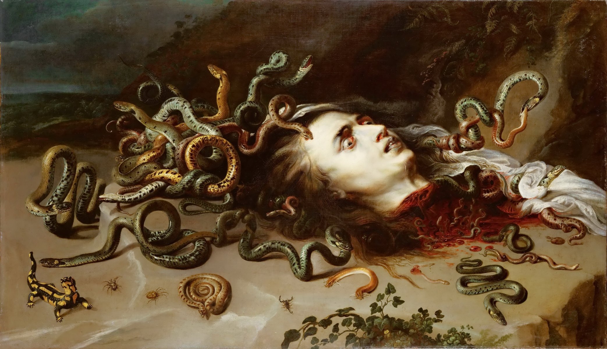 peter paul rubens testa di medusa pittura medusa