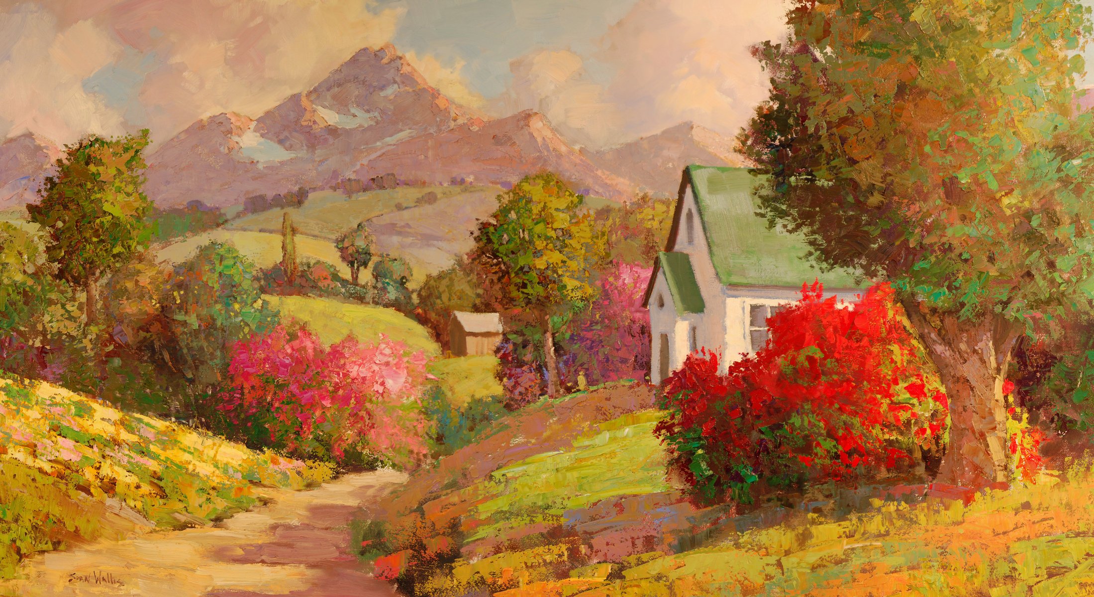 ean wallis beautiful valley art