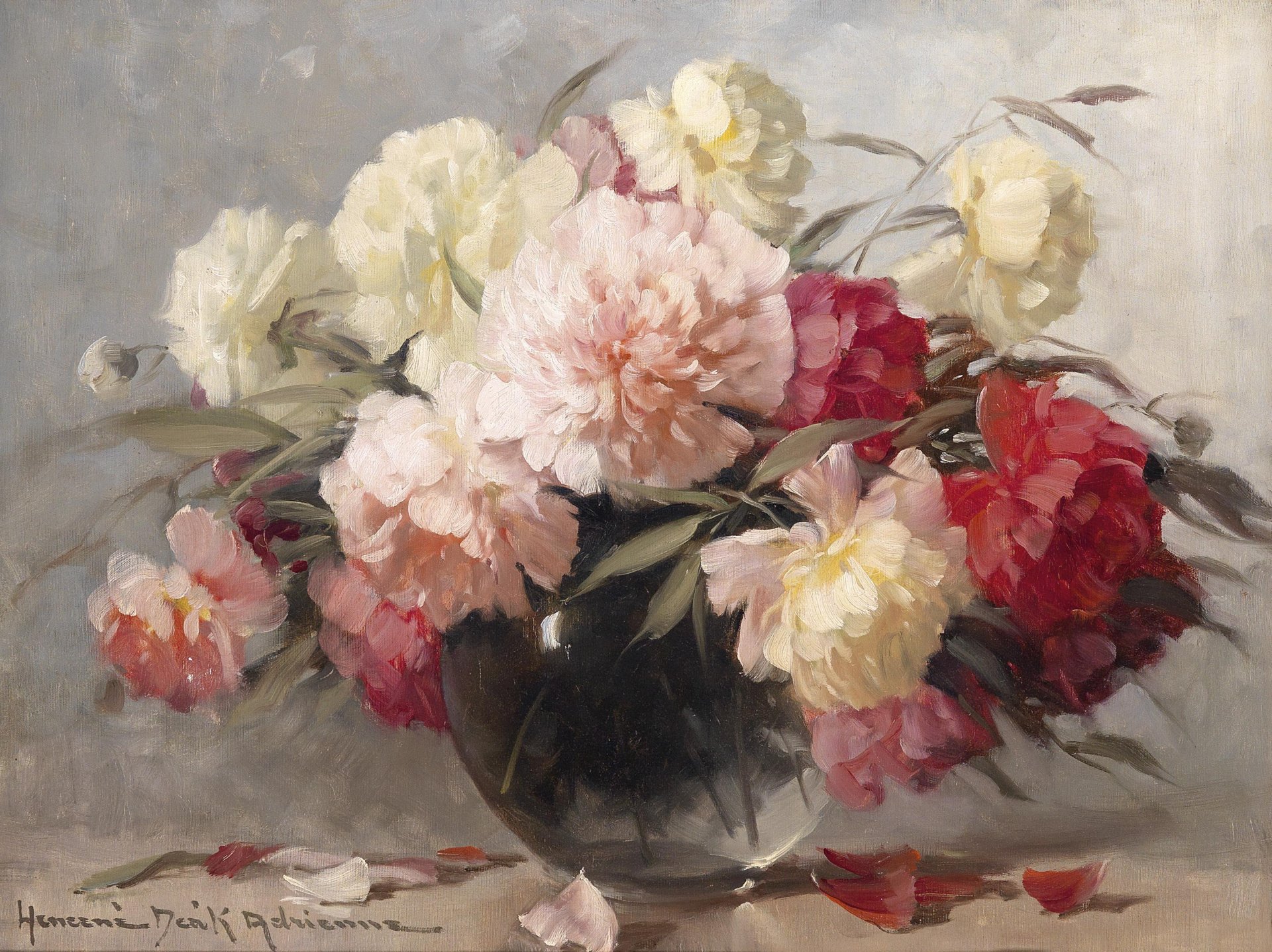 adrienne deak flower peonies bouquet