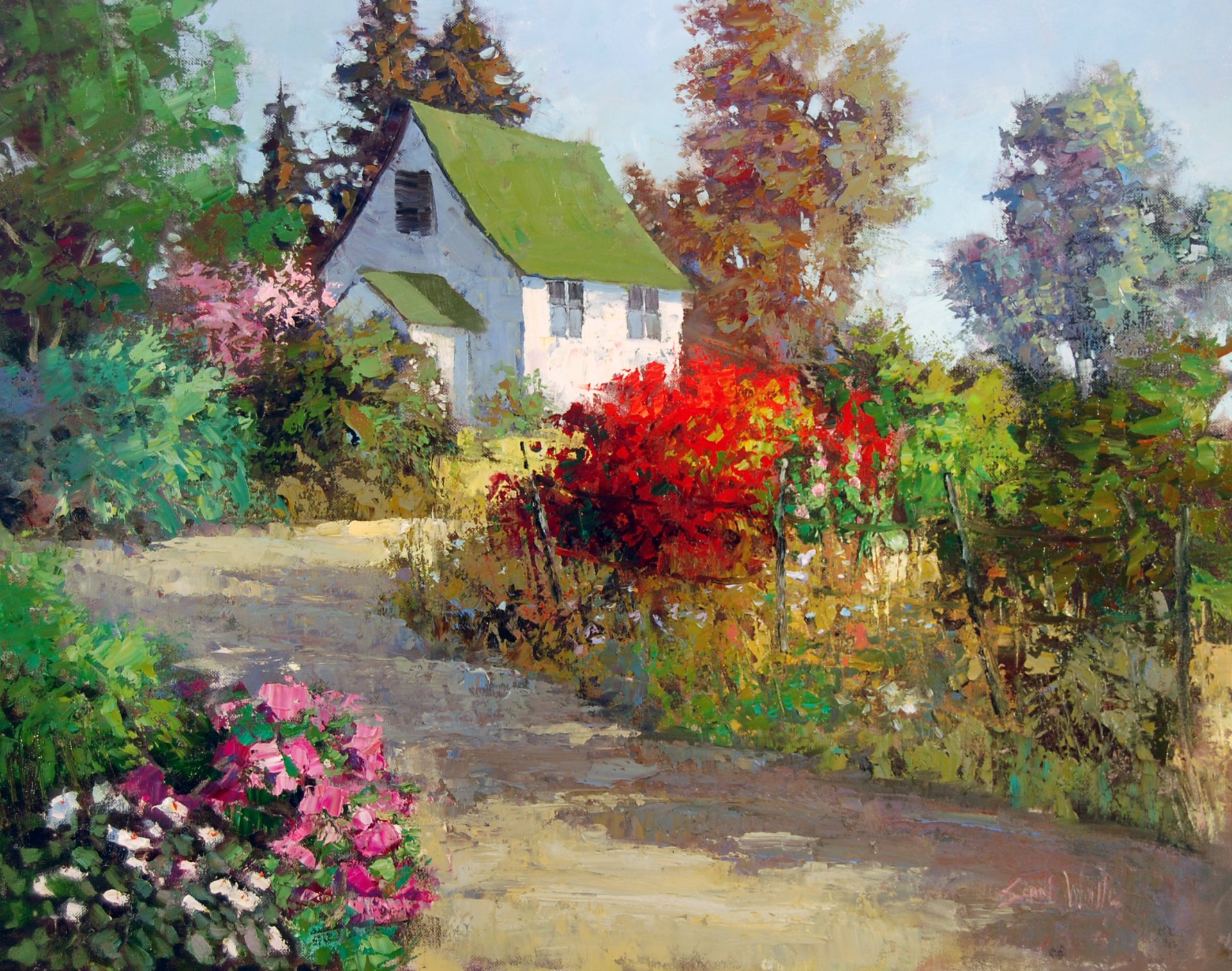 sean wallis el camino a casa arte