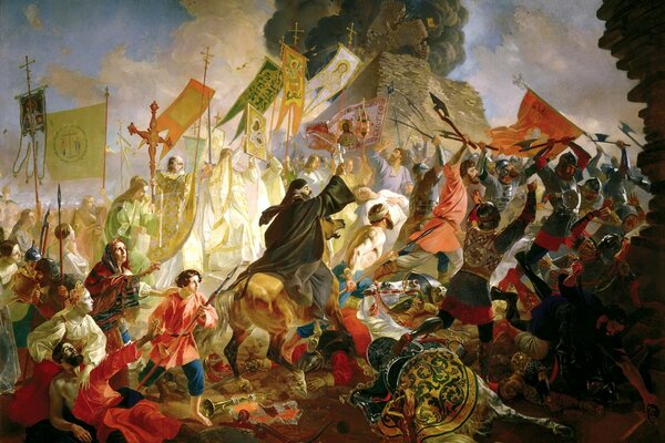 Asedio de Pskov por el rey Polaco Stefan Báthory