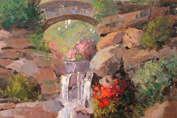 Beautiful art by Sean Wallis Among the Rocks