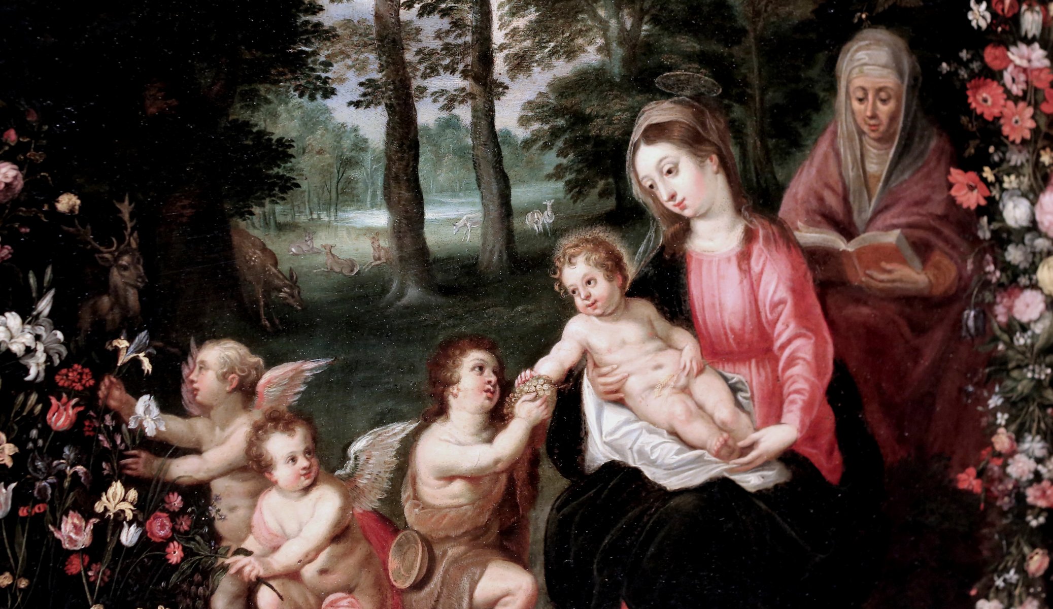 jan brueghel de velour hendrik van balen figuras de humaines nuestra señora con el niño