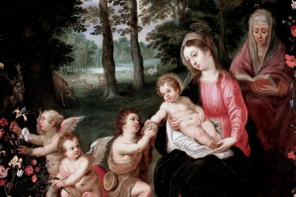 Das Gemälde Unserer Lieben Frau mit einem Kind ist der größte Wert im Museum