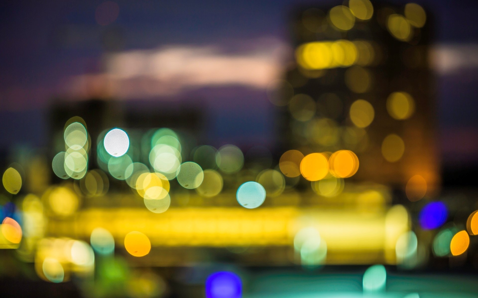 makro bokeh unschärfe lichter stadt makro hintergrund tapete widescreen vollbild widescreen