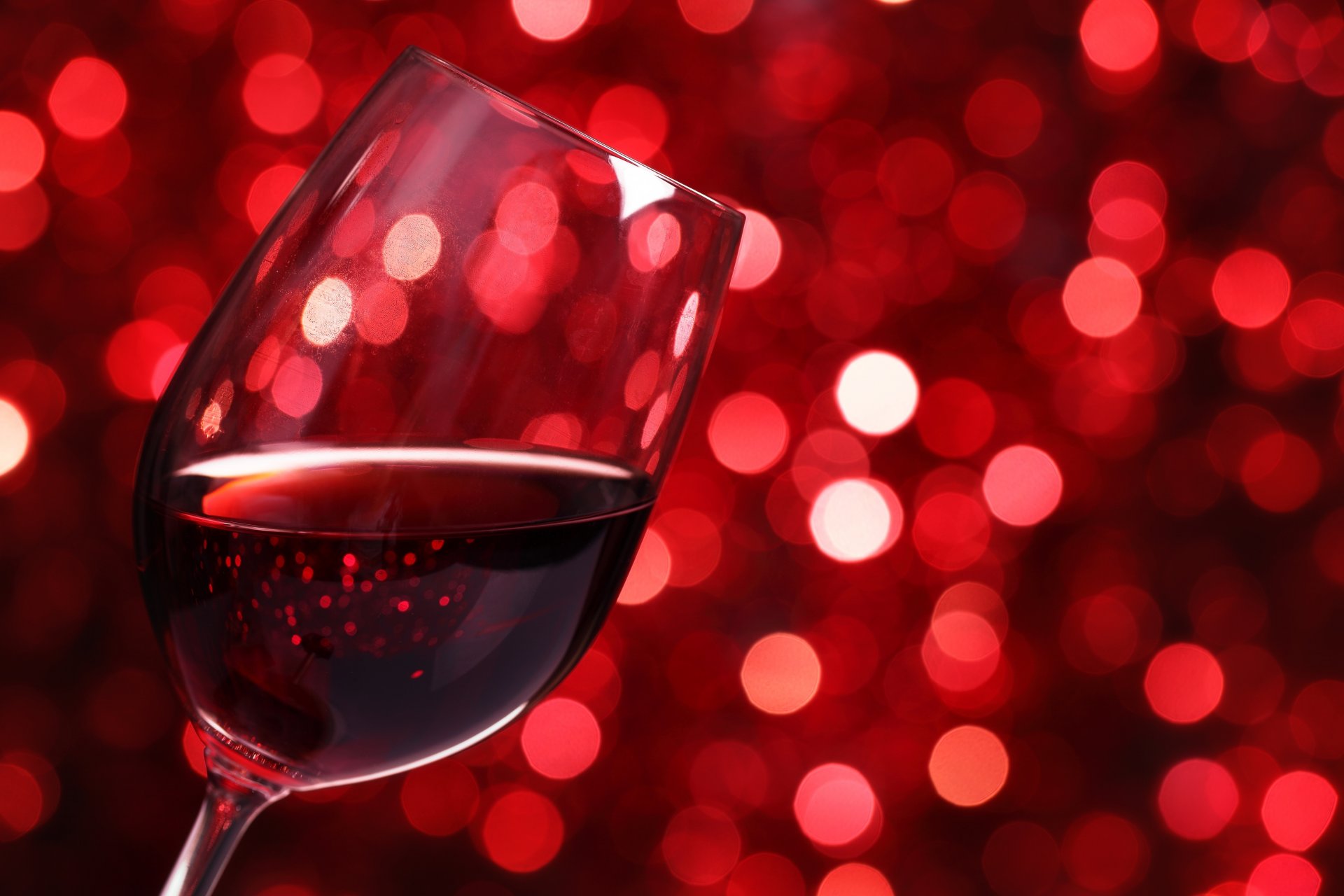 wine red glass glass bokeh light