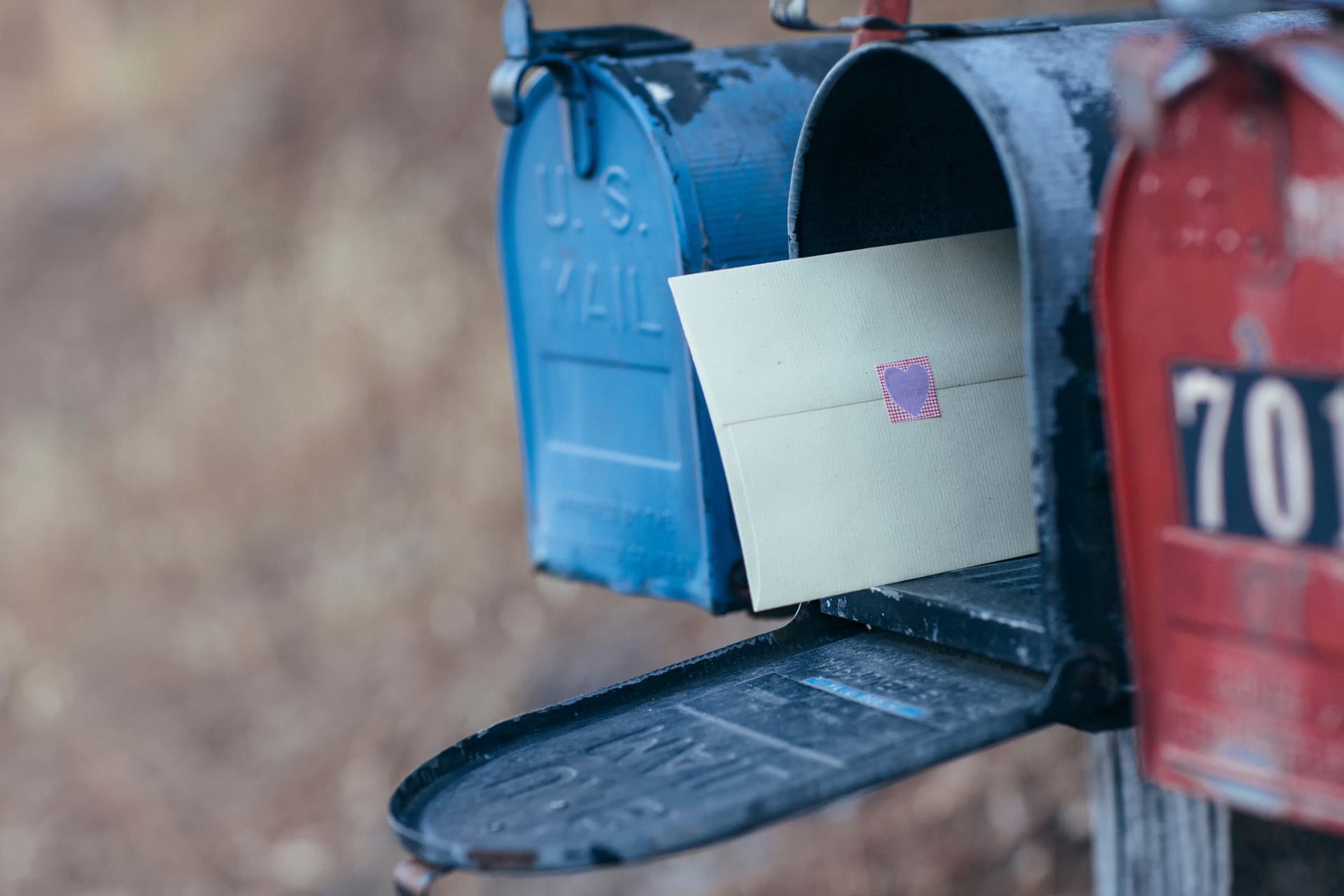 brief nachricht briefkasten