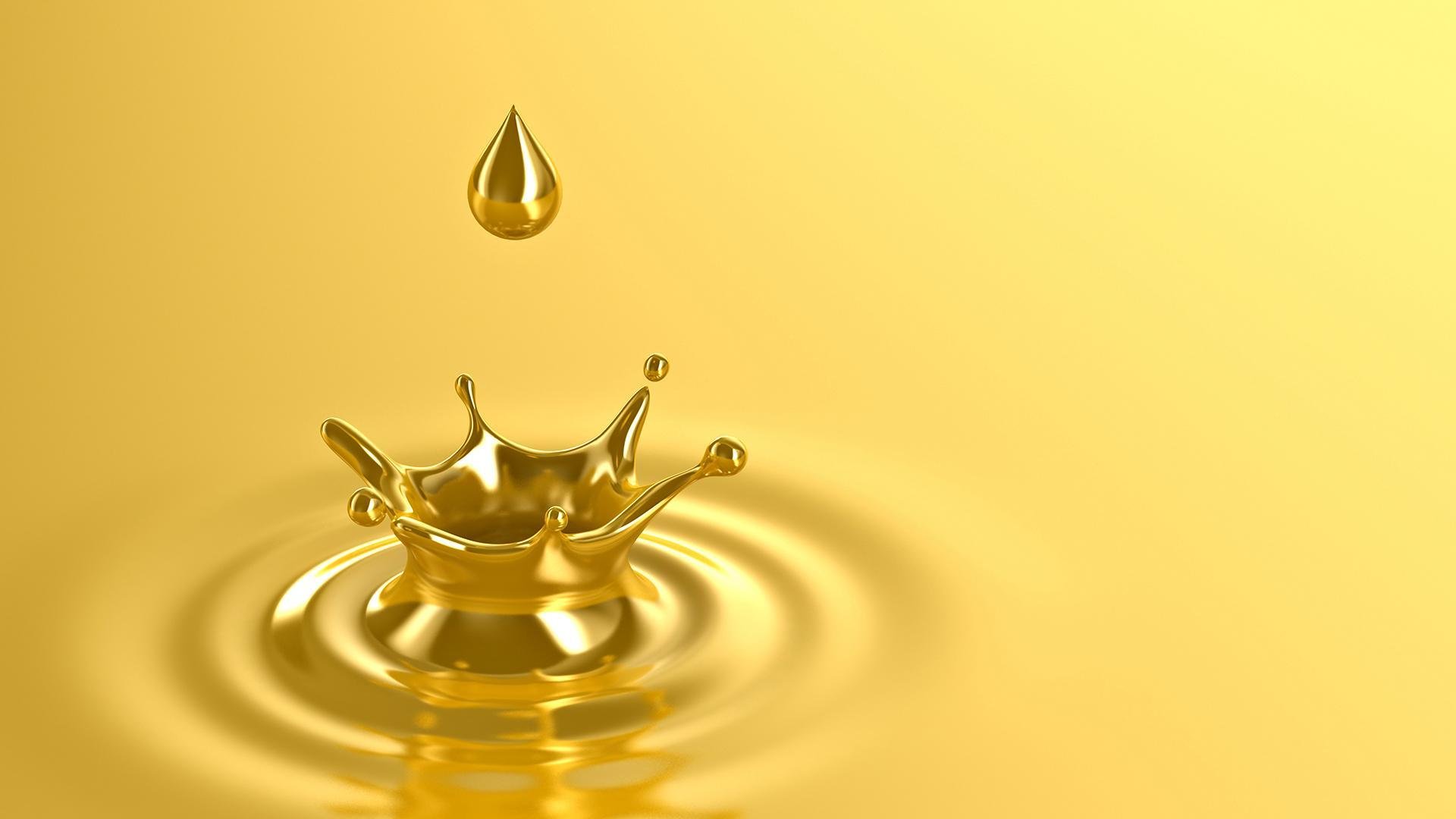 drop gold yellow background