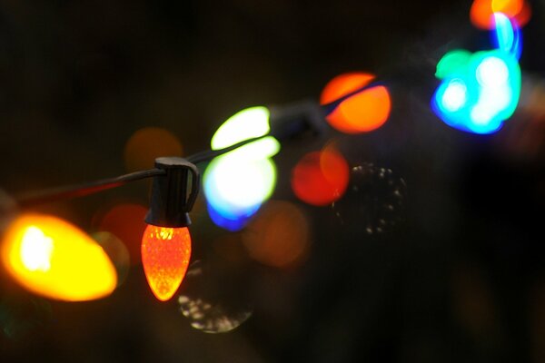 Le blex des lumières. Guirlande lumineuse