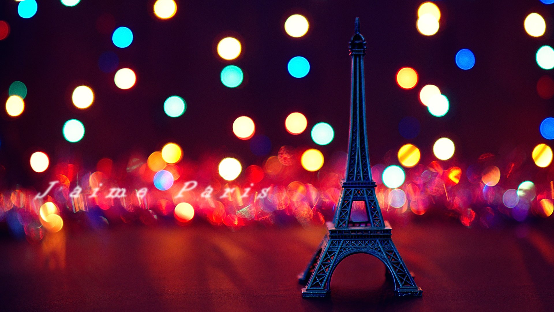 bokeh parís torre eiffel