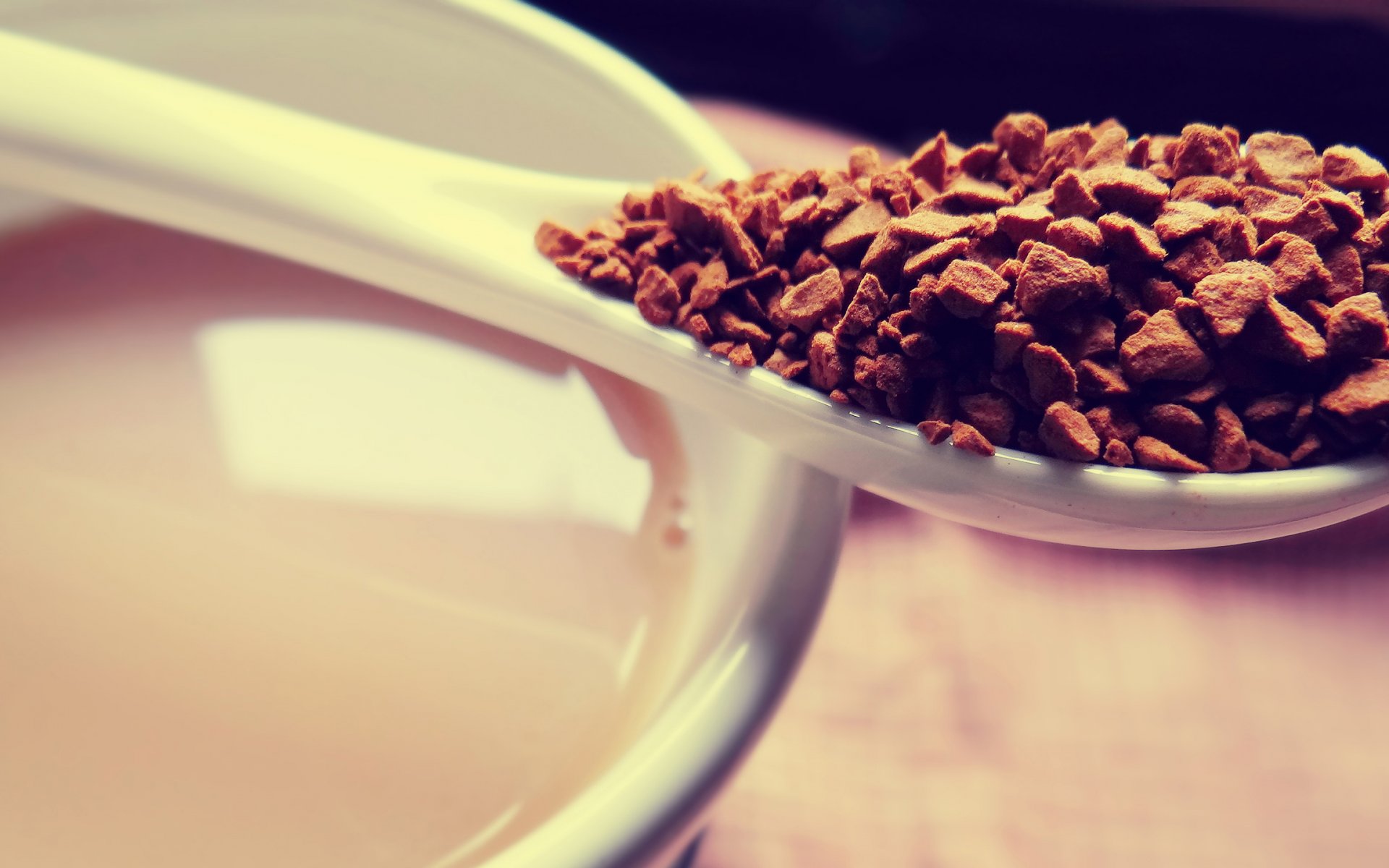 caffè macinato grani bevanda cucchiaio tazza