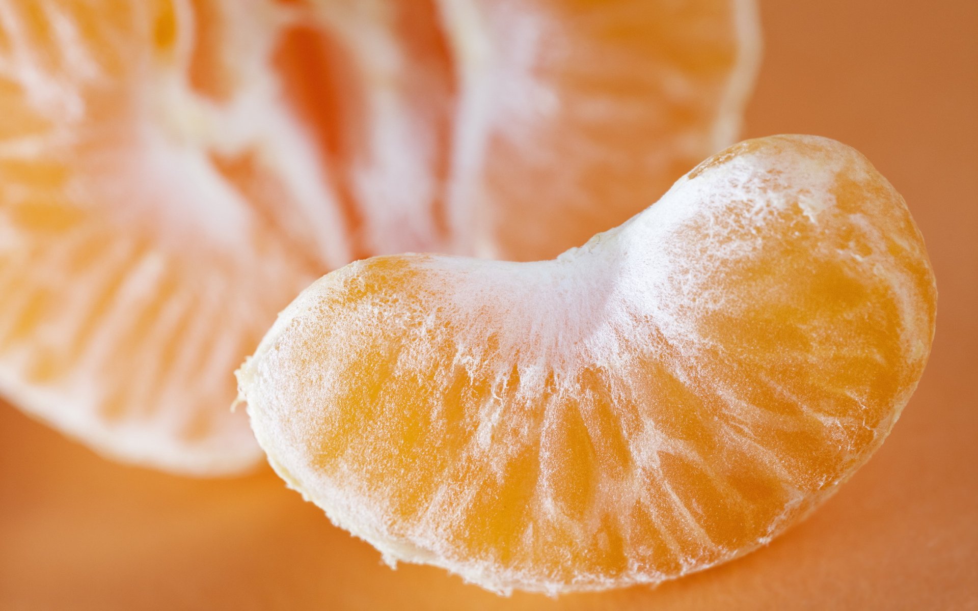 mandarina macro comida