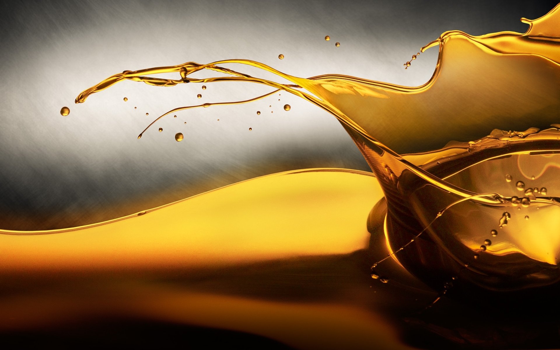 oil the liquid splash