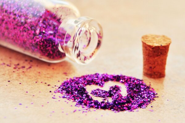 Magic sparkles. Magic Glitter