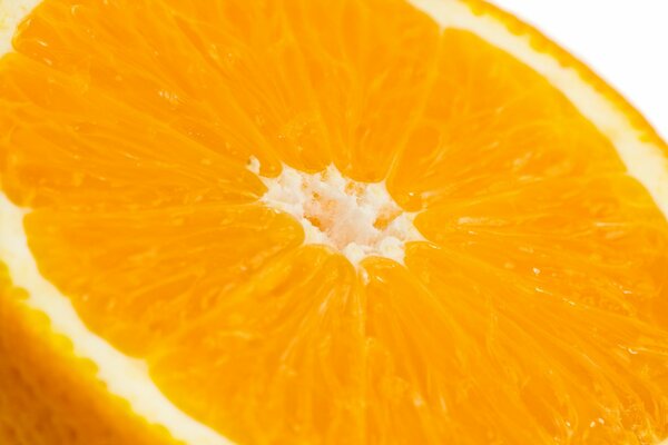 Bright and juicy orange