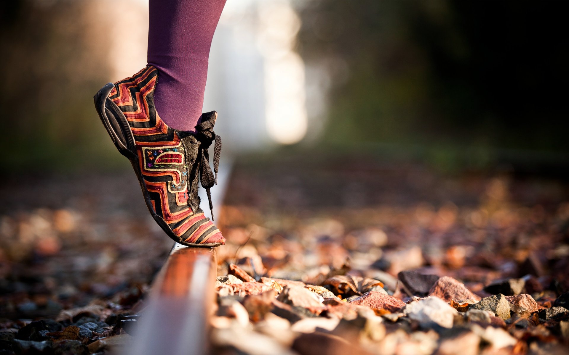 chaussures macro mise au point pierres bokeh macro mise au point 2560x1600