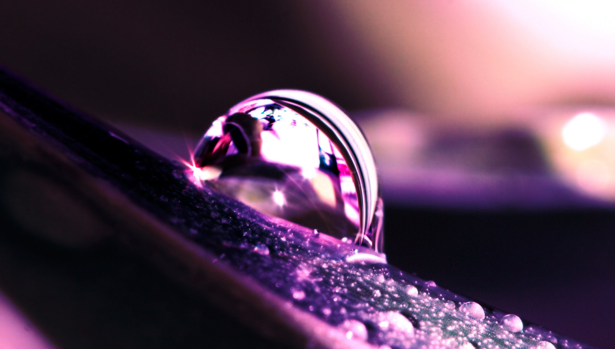 heet purple water drop droplet