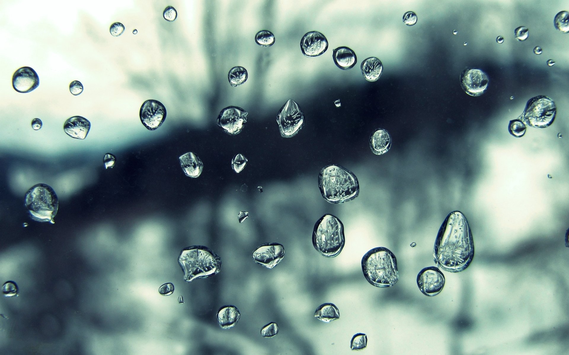 close up textures rain drops water