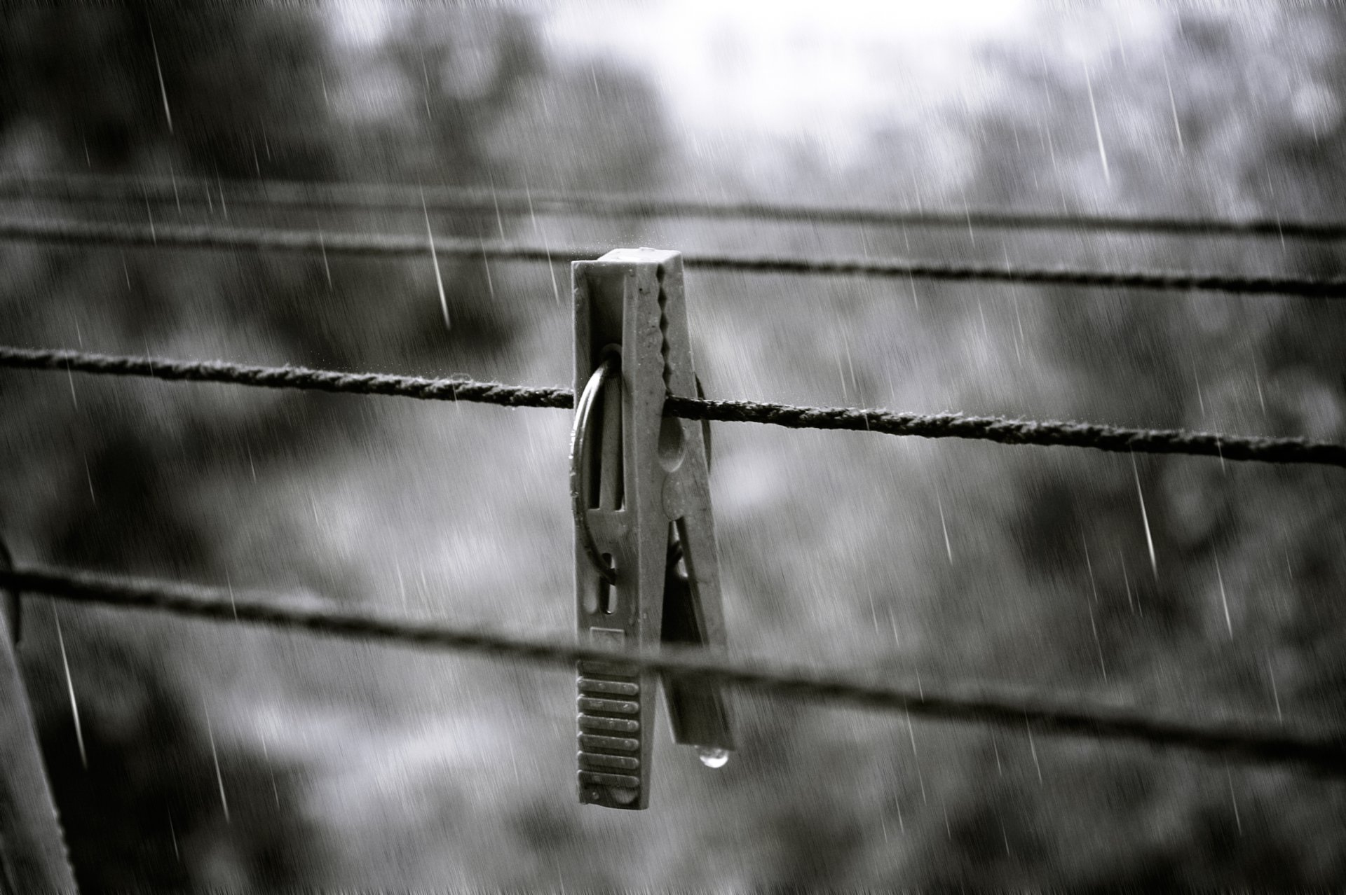 wäscheklammer regen spritzer herbst tropfen