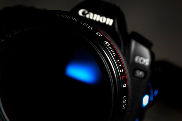 Objectif de caméra Canon grand format