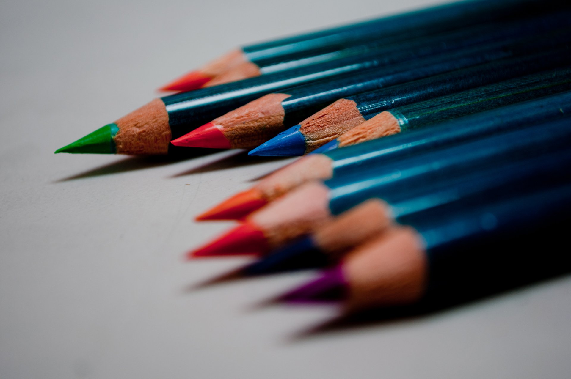 crayons couleur dessin macro couleur