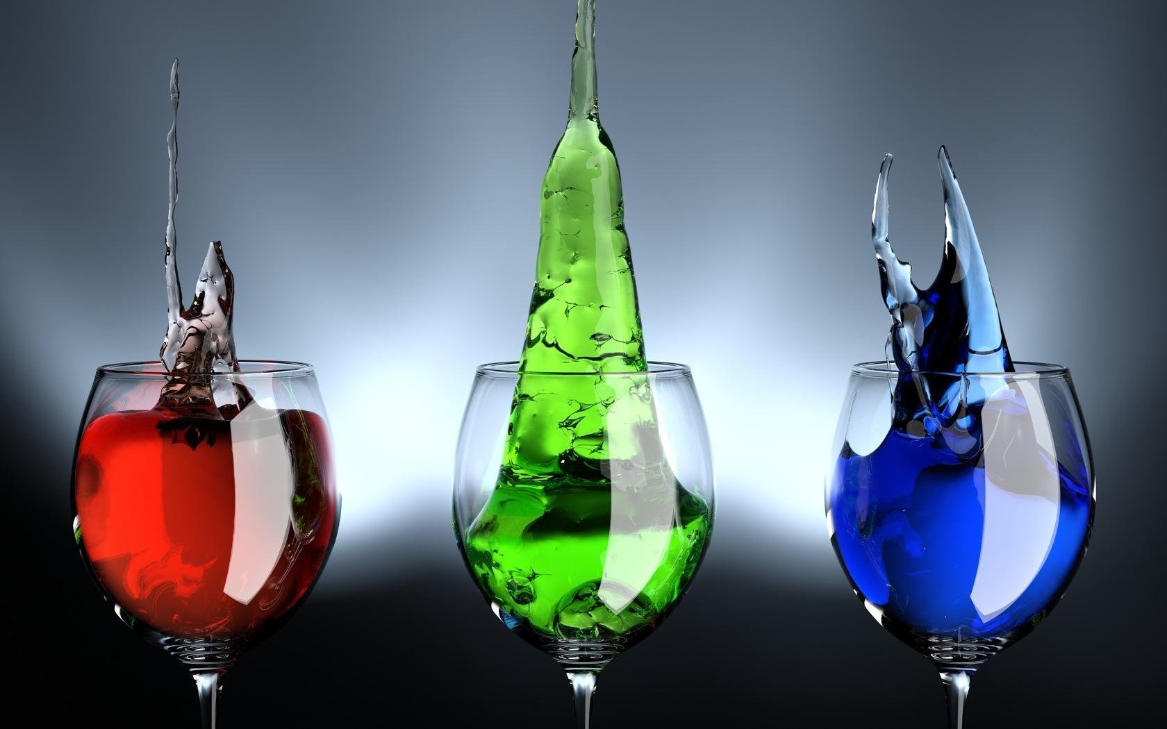 beverages glasses color