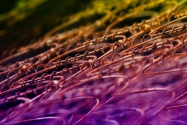 Image multicolore de fil de fer