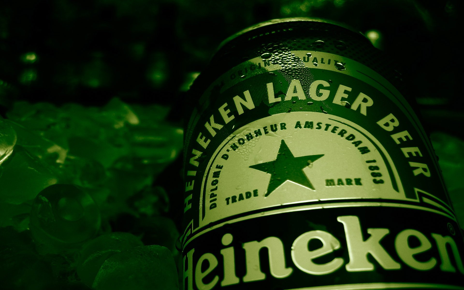 heineken cerveza botella verde