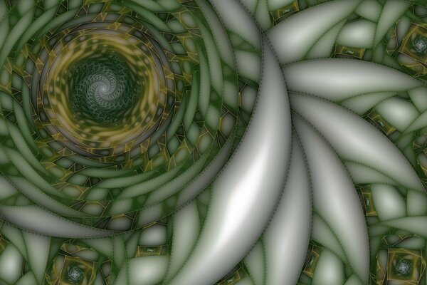 Abstraction spirale en ligne