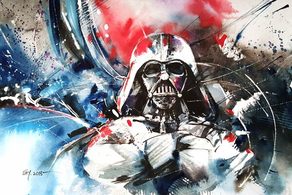 Darth Vader aus dem Star Wars Film