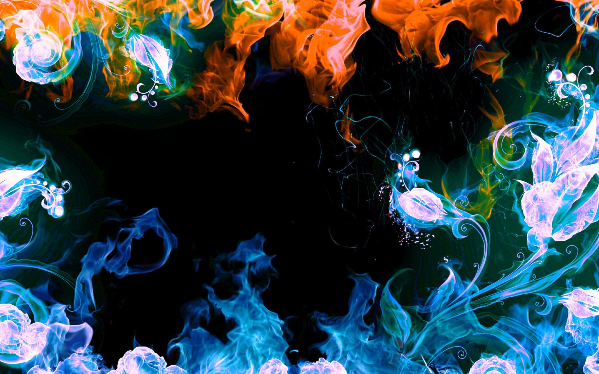 background pattern flame fire gas smoke