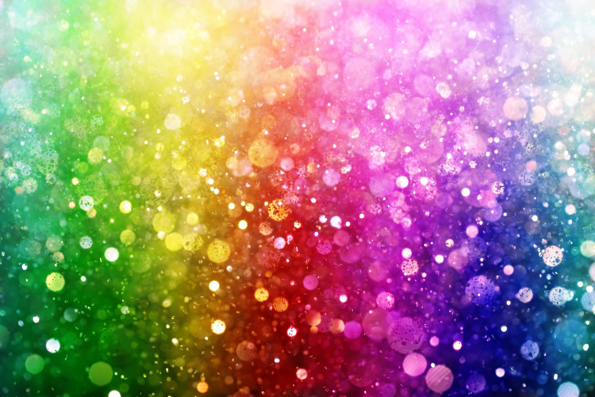 bokeh rainbow colorful lanterns lights color background