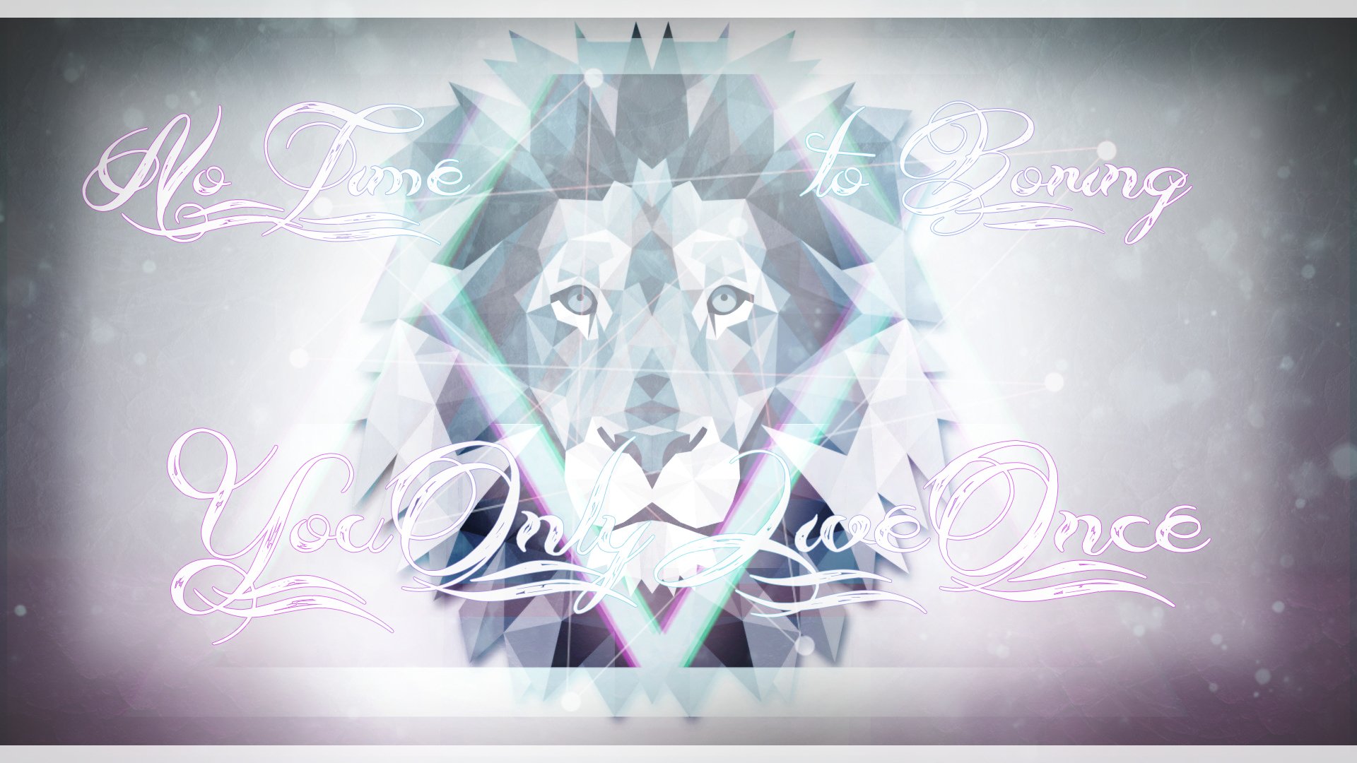 lion yolo abstraction géométrie