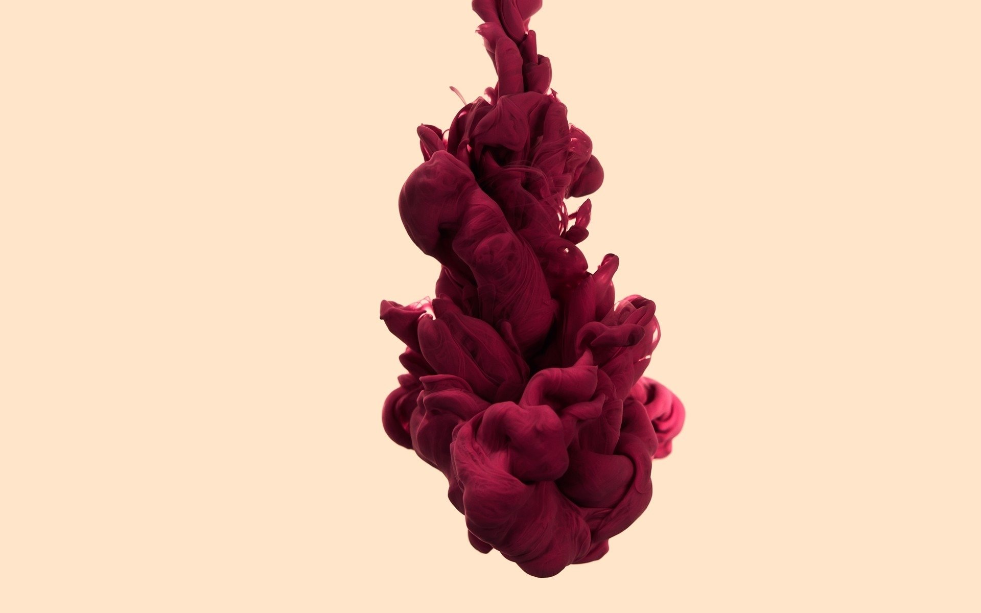 red paint blob red clot smoke hd