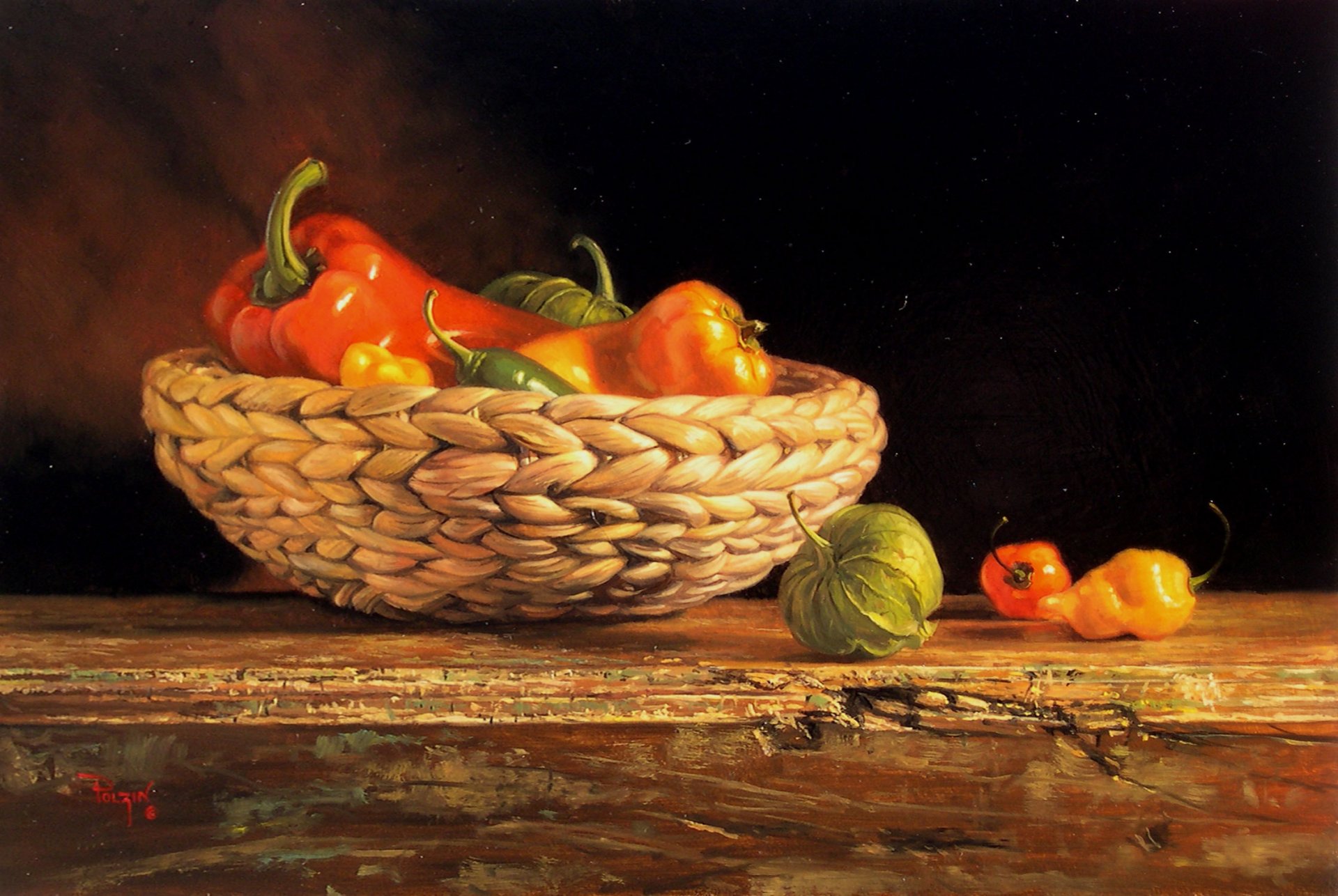 kyle polzin picture pattern reproduction still life table shopping vegetable