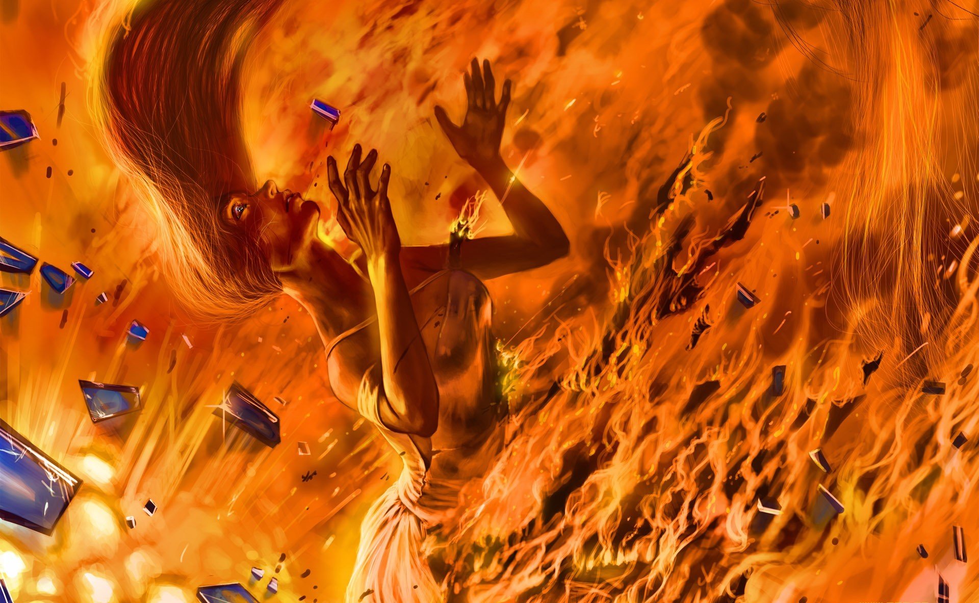 romance of the apocalypse romantically apocalyptic alexiuss art girl pieces fire