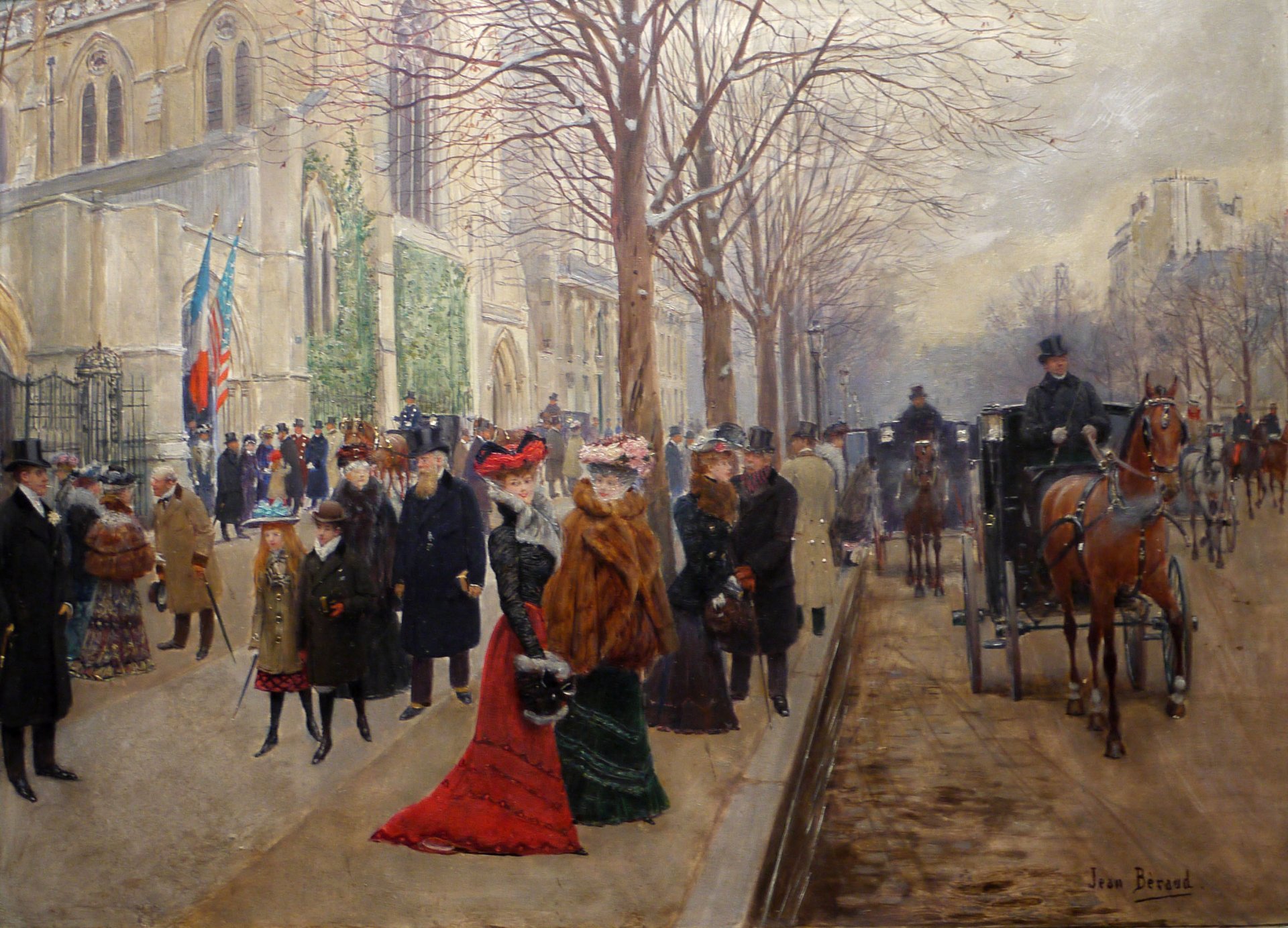 jean béraud parís señoras tripulación nieve