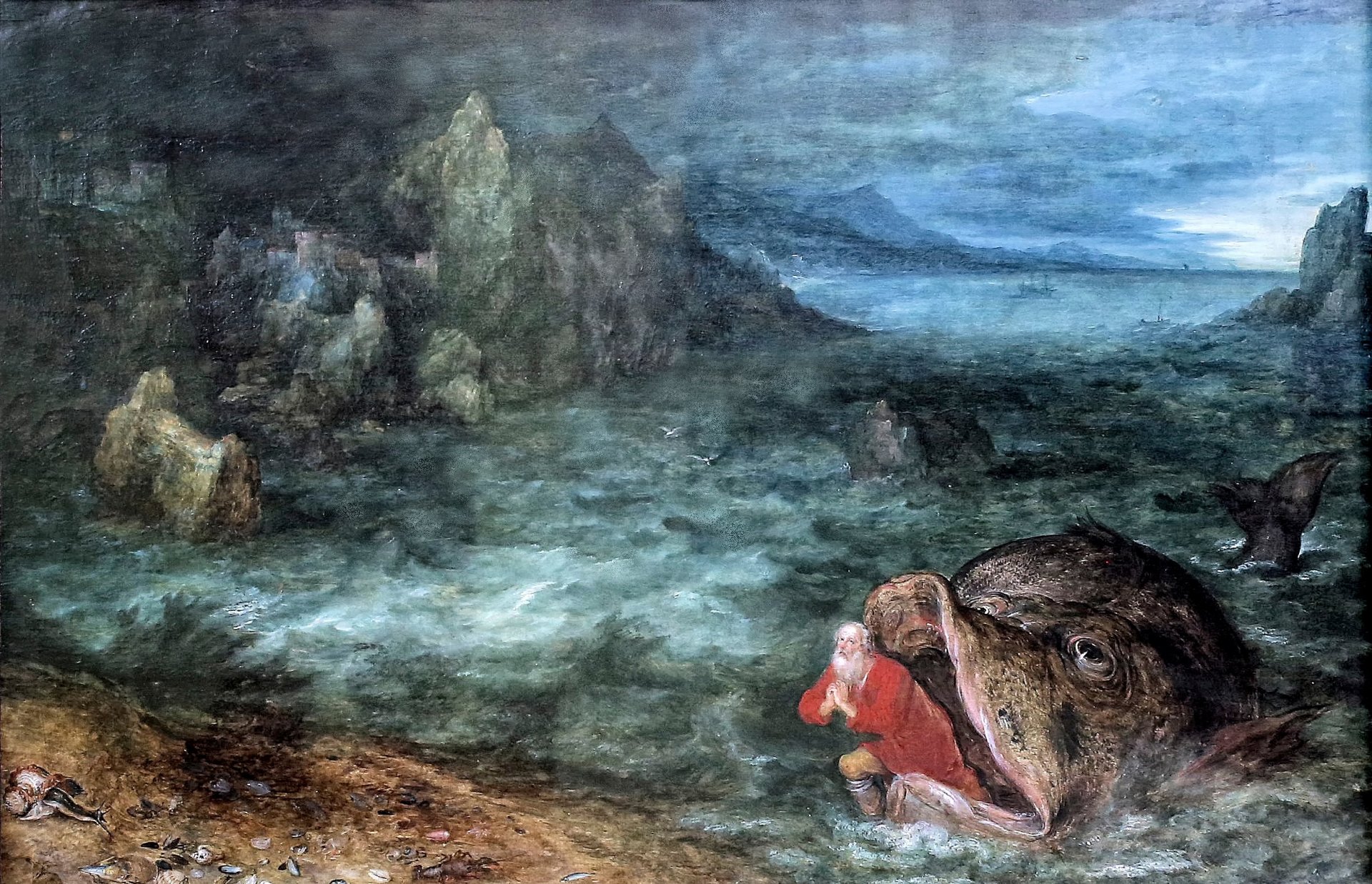 Jan Brueghel South Dutch Flemish artist Jonah and the Whale