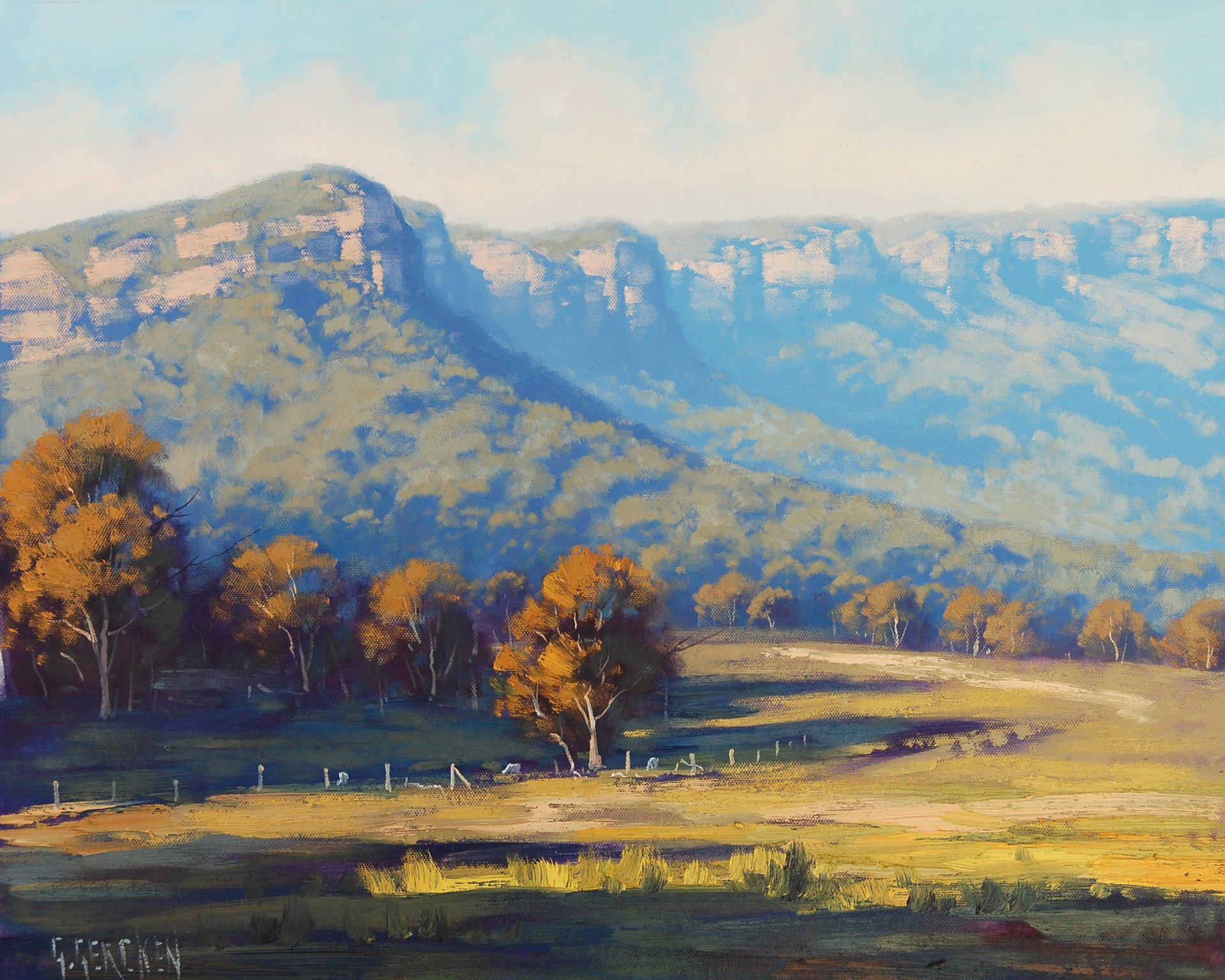 art dessin artsaus megalong valley