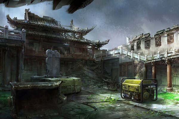 Les ruines asiatiques du futur