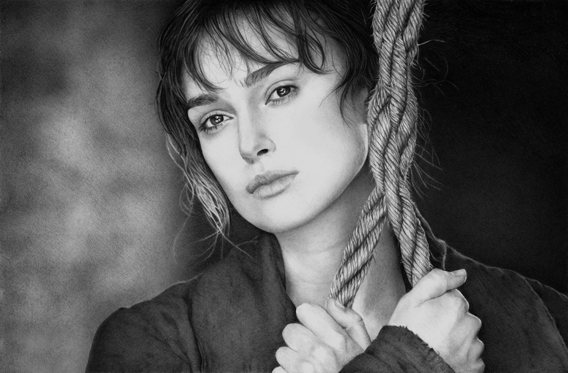 keira knightley rysunek sztuka